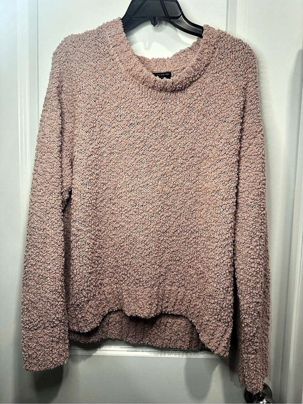 Pink Crew Neck Sweater Like New
